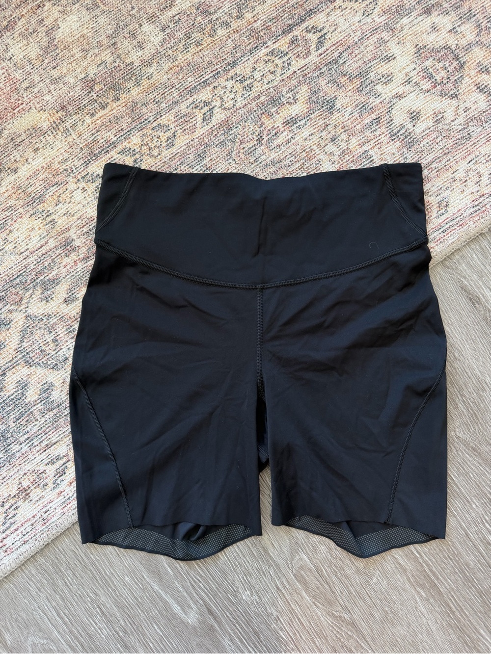lululemon Base Pace High Rise Short 6" Black Size 8 Nulux Running Shorts
